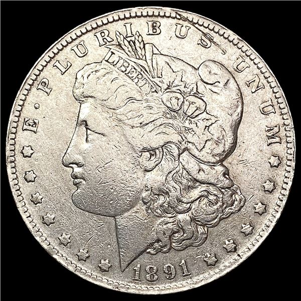 1891-O Morgan Silver Dollar NEARLY UNCIRCULATED