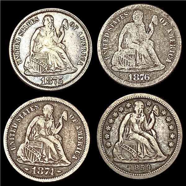 [4]1859-1876 Seated Liberty Dime HIGH GRADE