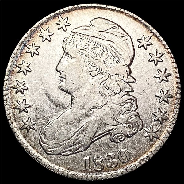 1830 Capped Bust Half Dollar CLOSELY UNCIRCULATED