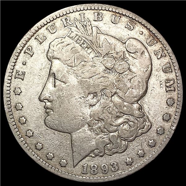 1893-CC Morgan Silver Dollar NICELY CIRCULATED
