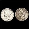 Image 1 : [2]1921-D Mercury Dime HIGH GRADE