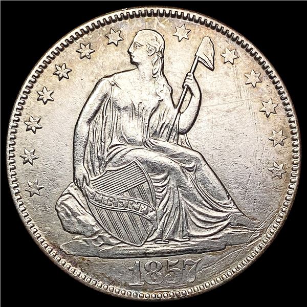 1857 O Seated Liberty Half Dollar CLOSELY UNCIRCULATED