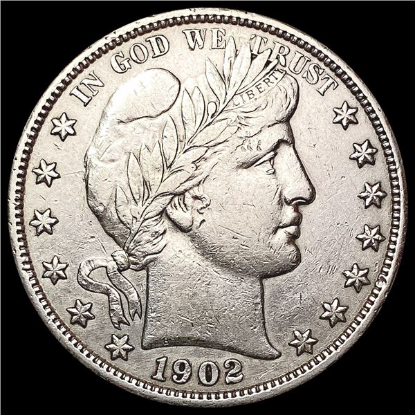 1902 Barber Half Dollar CLOSELY UNCIRCULATED