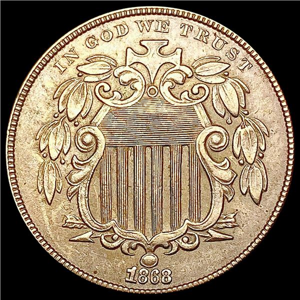1868 Shield Nickel CLOSELY UNCIRCULATED
