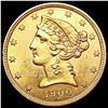 Image 1 : 1900 $5 Gold Half Eagle UNCIRCULATED
