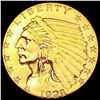 Image 1 : 1925 D $2.50 Gold Quarter Eagle CLOSELY UNCIRCULATED