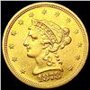 Image 1 : 1878 $2.50 Gold Quarter Eagle CLOSELY UNCIRCULATED