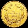 Image 2 : 1862 Rare Gold Dollar CLOSELY UNCIRCULATED