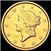 Image 1 : 1851 Rare Gold Dollar CHOICE AU