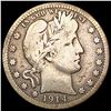 Image 1 : 1914 S Barber Quarter NICELY CIRCULATED
