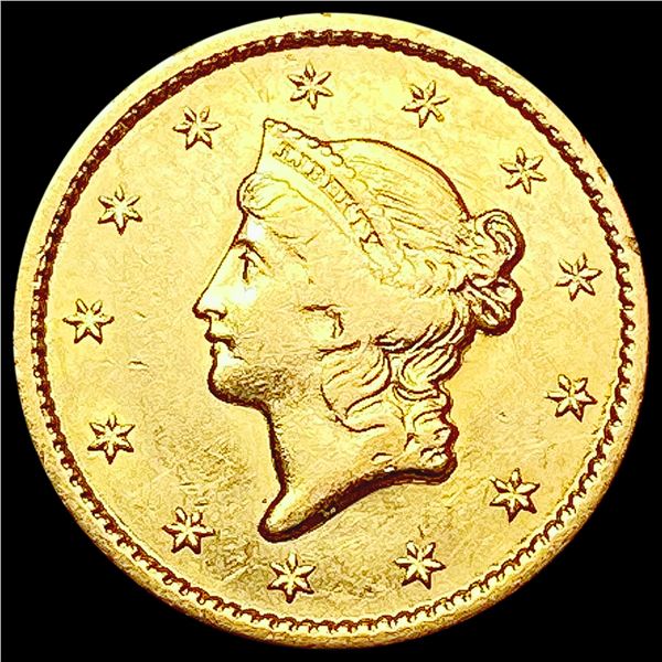 1849 Rare Gold Dollar CLOSELY UNCIRCULATED