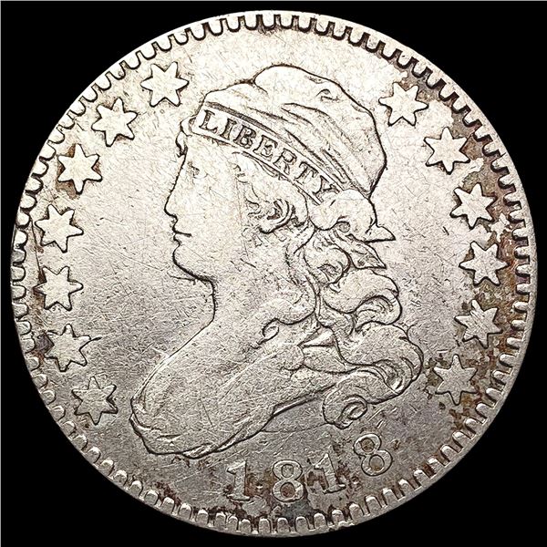 1818 Capped Bust Quarter LIGHTLY CIRCULATED