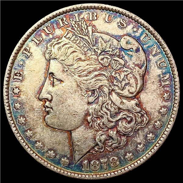 1878 7TF Morgan Silver Dollar CLOSELY UNCIRCULATED