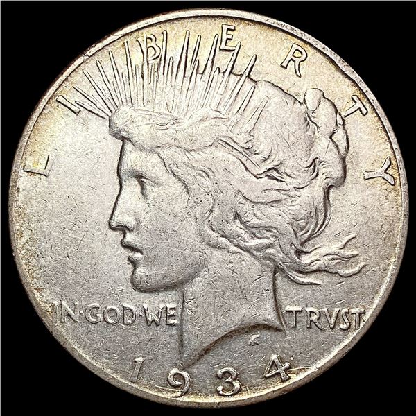 1934 S Silver Peace Dollar LIGHTLY CIRCULATED