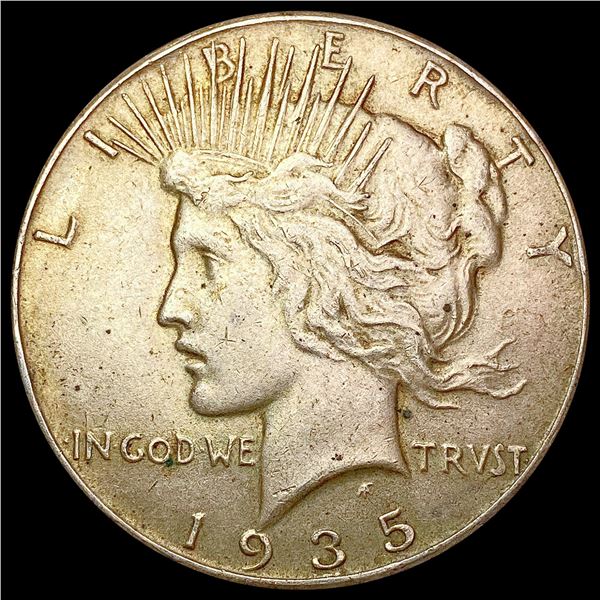 1935 Silver Peace Dollar CLOSELY UNCIRCULATED