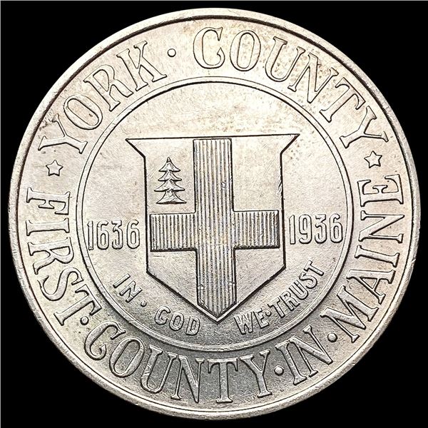 1936 York Half Dollar GEM BU