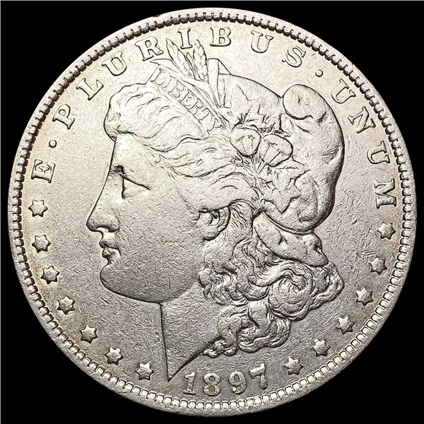 1897 O Morgan Silver Dollar NEARLY UNCIRCULATED