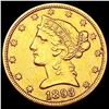 Image 1 : 1893 S $5 Gold Half Eagle CLOSELY UNCIRCULATED