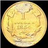 Image 2 : 1854 Rare Gold Dollar HIGH GRADE