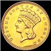 Image 1 : 1858 Rare Gold Dollar CLOSELY UNCIRCULATED