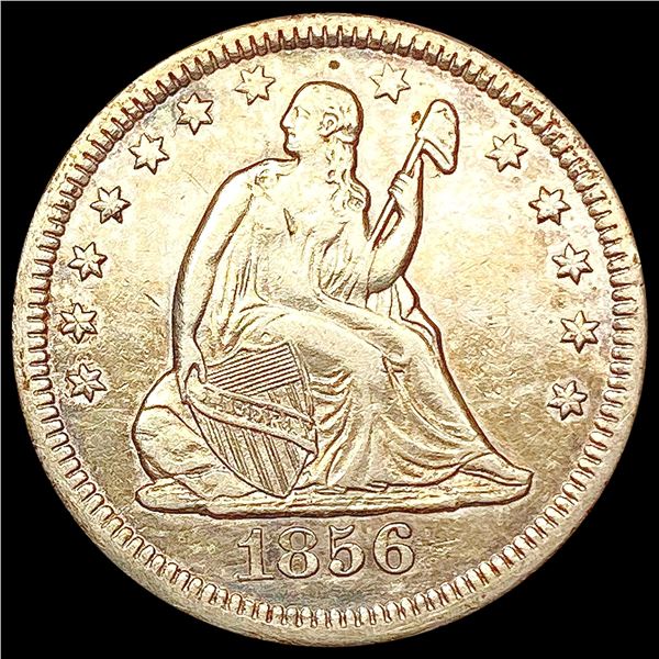 1856-O Seated Liberty Quarter CLOSELY UNCIRCULATED