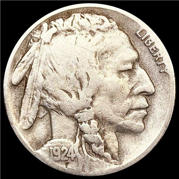 1924-S Buffalo Nickel NICELY CIRCULATED