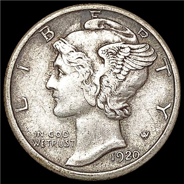 1920-S Mercury Dime LIGHTLY CIRCULATED