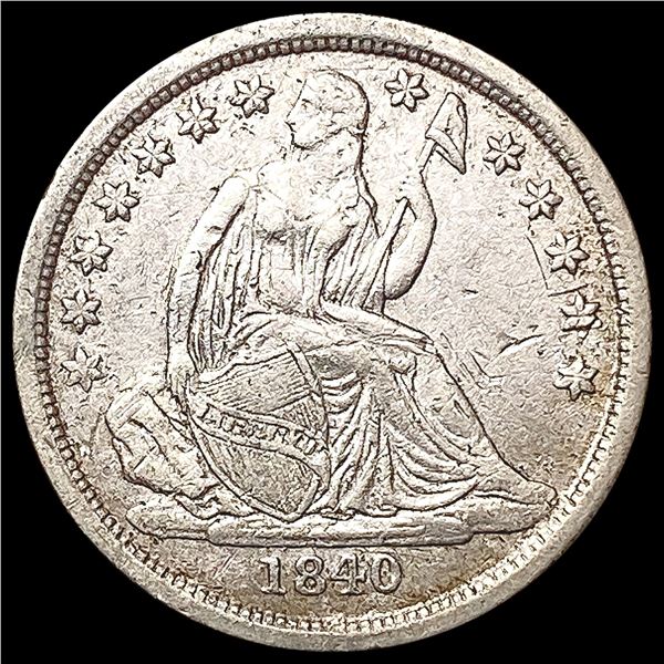 1840 Seated Liberty Dime CLOSELY UNCIRCULATED