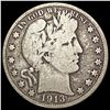 Image 1 : 1913 Barber Half Dollar NICELY CIRCULATED