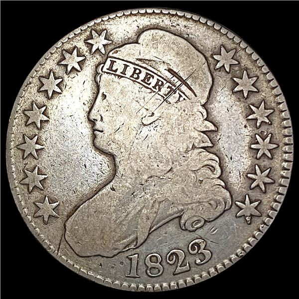 1823 Capped Bust Half Dollar NICELY CIRCULATED