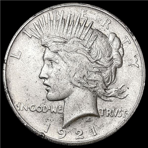 1921 Silver Peace Dollar CLOSELY UNCIRCULATED