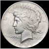 1921 Silver Peace Dollar NEARLY UNCIRCULATED