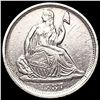 1837 No Stars Seated Liberty Half Dime CLOSELY UNCIRCULATED