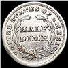 Image 2 : 1837 No Stars Seated Liberty Half Dime CLOSELY UNCIRCULATED