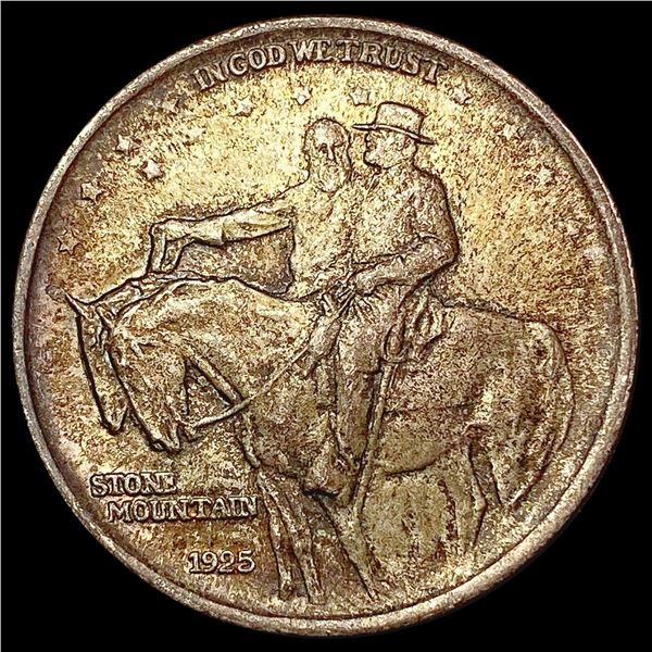 1925 Stone Mountain Half Dollar LIGHTLY CIRCULATED