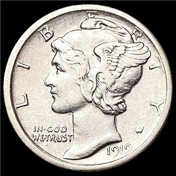 1919-S Mercury Dime CLOSELY UNCIRCULATED