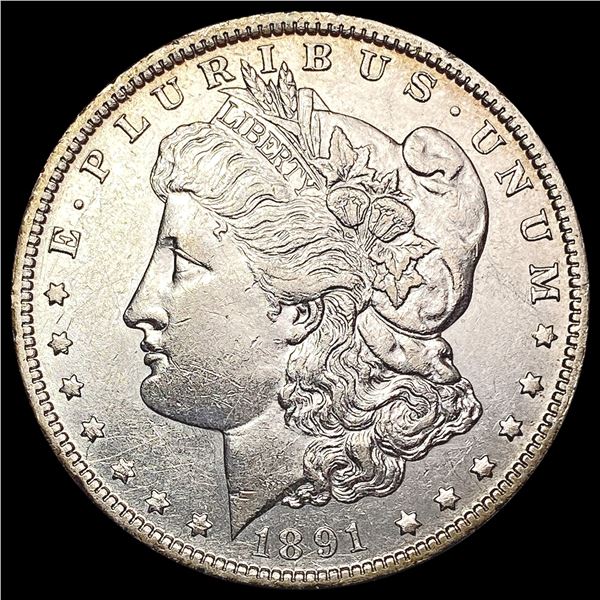 1891-O Morgan Silver Dollar CLOSELY UNCIRCULATED