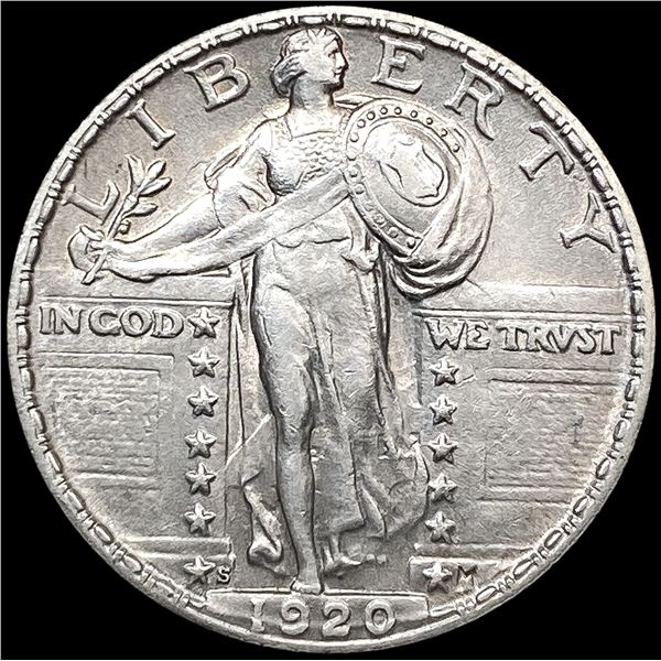 1920-S Standing Liberty Quarter CLOSELY UNCIRCULATED