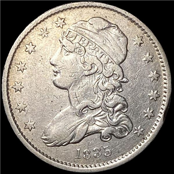 1835 Capped Bust Quarter CLOSELY UNCIRCULATED
