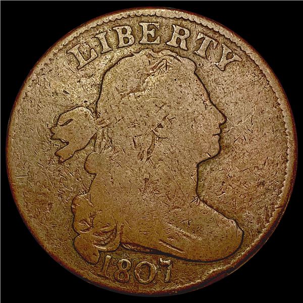 1807 Draped Bust Large Cent NICELY CIRCULATED
