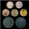 Image 2 : [7] Varied US Cents (1817, 1854, 1919, 1921, 1928, 1930, 1938) HIGH GRADE