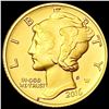 Image 1 : 2016-W 1/10th oz Gold Mercury Dime SUPERB GEM BU