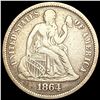 Image 1 : 1864-S Seated Liberty Dime LIGHTLY CIRCULATED