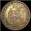Image 1 : 1860-O Seated Liberty Quarter CLOSELY UNCIRCULATED