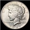 Image 1 : 1921 Silver Peace Dollar CLOSELY UNCIRCULATED