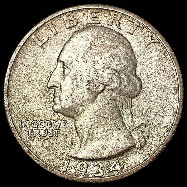 1934 Washington Silver Quarter UNCIRCULATED