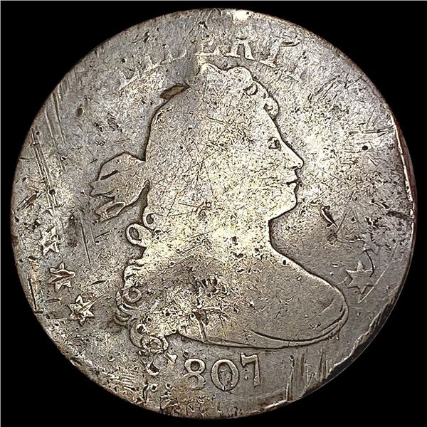 1807 Draped Bust Quarter NICELY CIRCULATED