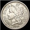 Image 1 : 1865 Nickel Three Cent NEARLY UNCIRCULATED