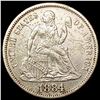 Image 1 : 1884-S Seated Liberty Dime NEARLY UNCIRCULATED
