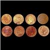 Image 1 : 1857-1873 Better Date Flying Eagle and Indian Cents [8 Coins] NICELY CIRCULATED